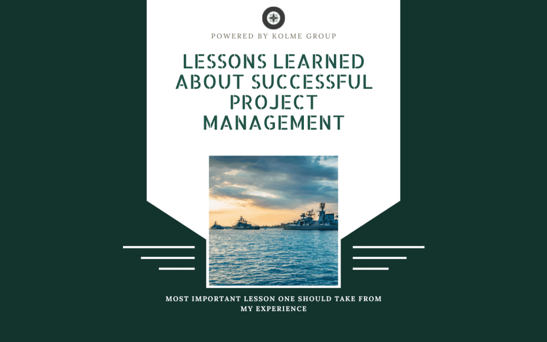 Lecciones aprendidas sobre el éxito de la gestión de proyectos
